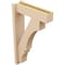 Ekena Millwork 5 1/2-in W x 18-in D x 30-in H Balboa Block Rough Cedar Woodgrain TimberThane Outlooker, Primed Tan OUTUR055X18X30BOA44RCPR - alternate 4